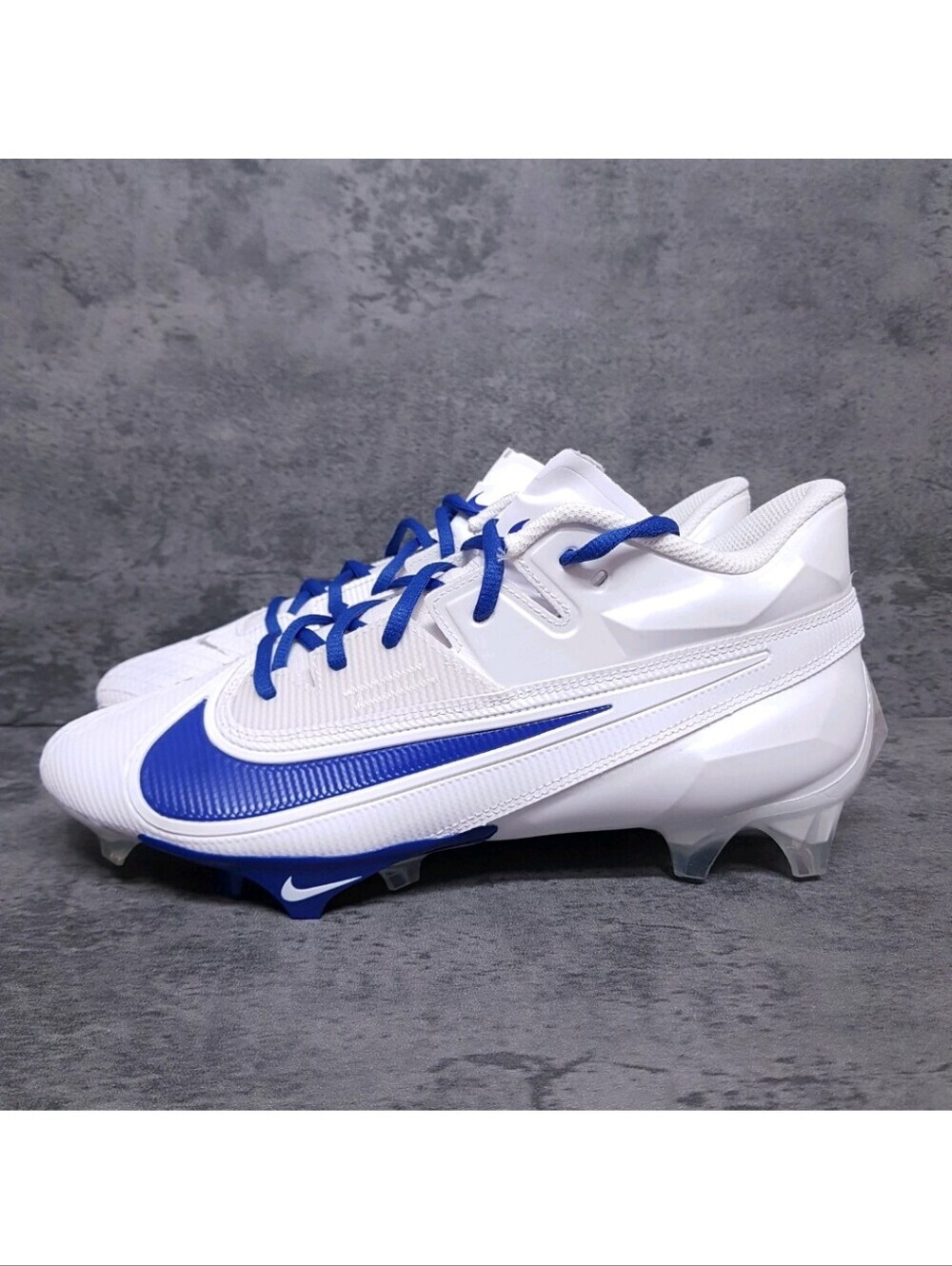 NIKE Vapor Edge Elite 360 2 TB Football Cleats Mens 13 White Blue Nby